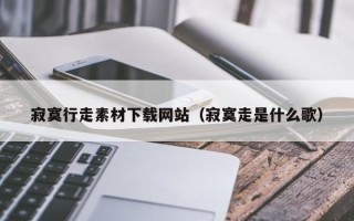 东营寂寞行走素材下载网站（寂寞走是什么歌）